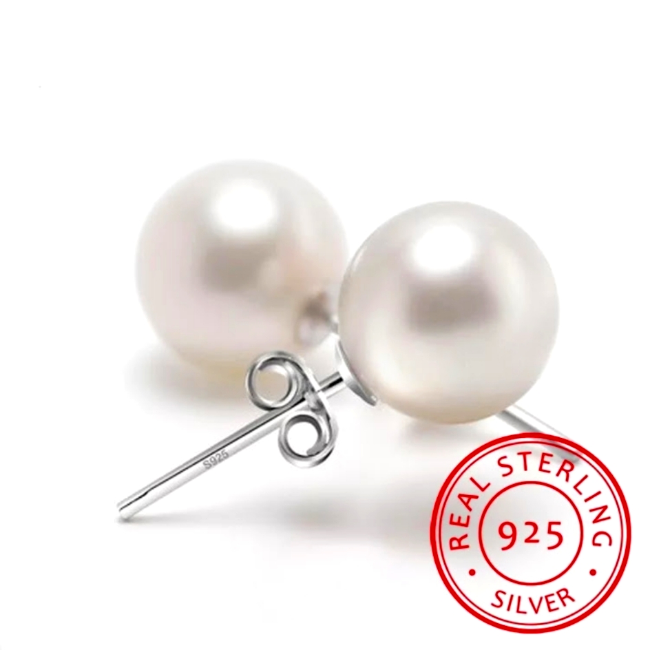 925 Actual Sterling Silver Eating Pearl
